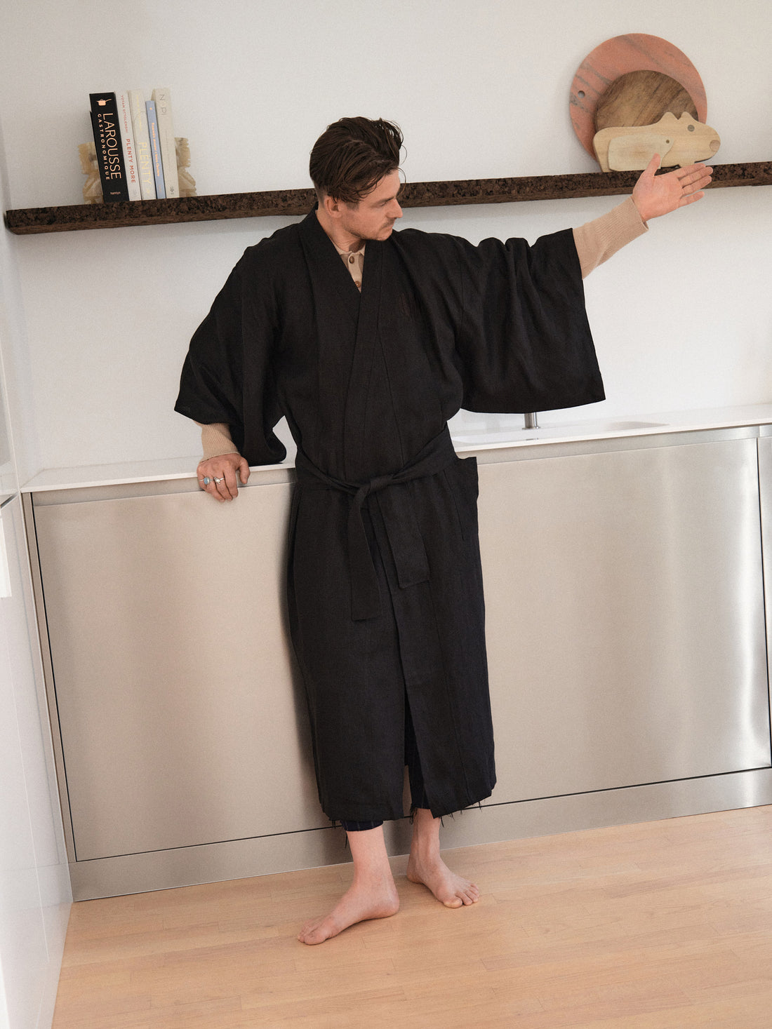 ŁYKO x PURO Kimono | Black | Men